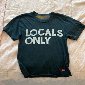 Aviator Nation women’s adult t-shirt - size XS - grey - gently used